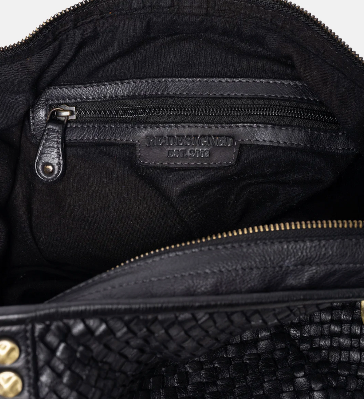 Crossover JOMA vlechtwerk en studs - Black