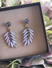 Oorbellen Feather - Lavendel