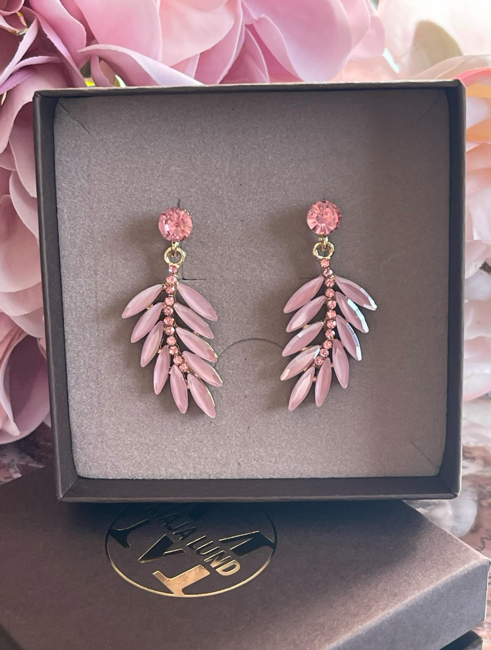 Oorbellen Feather - Rose