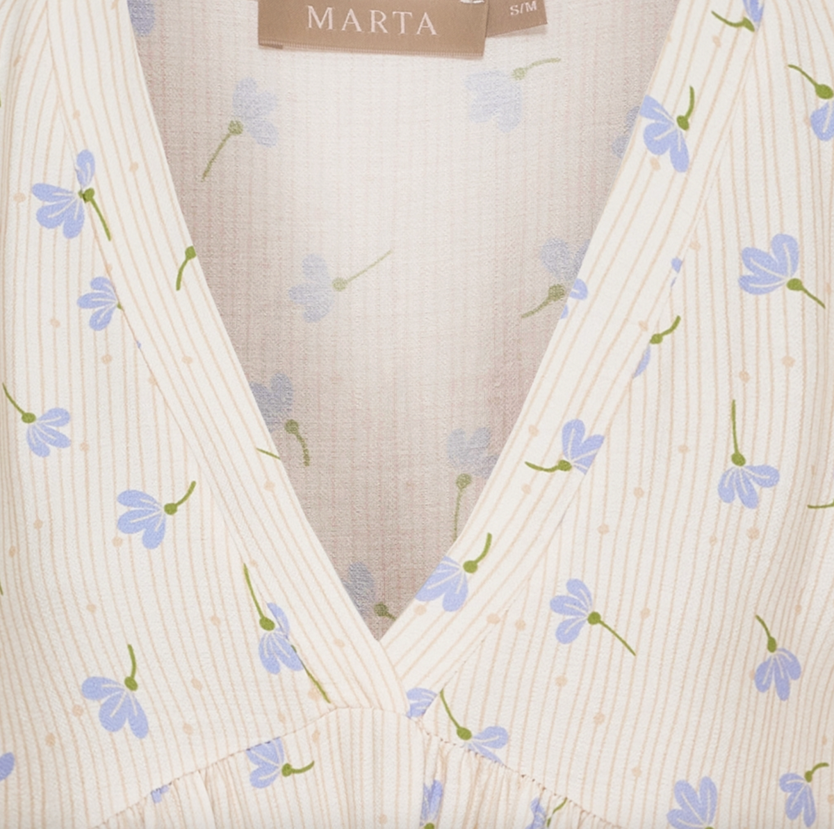 Jurk Alma - Blue flower