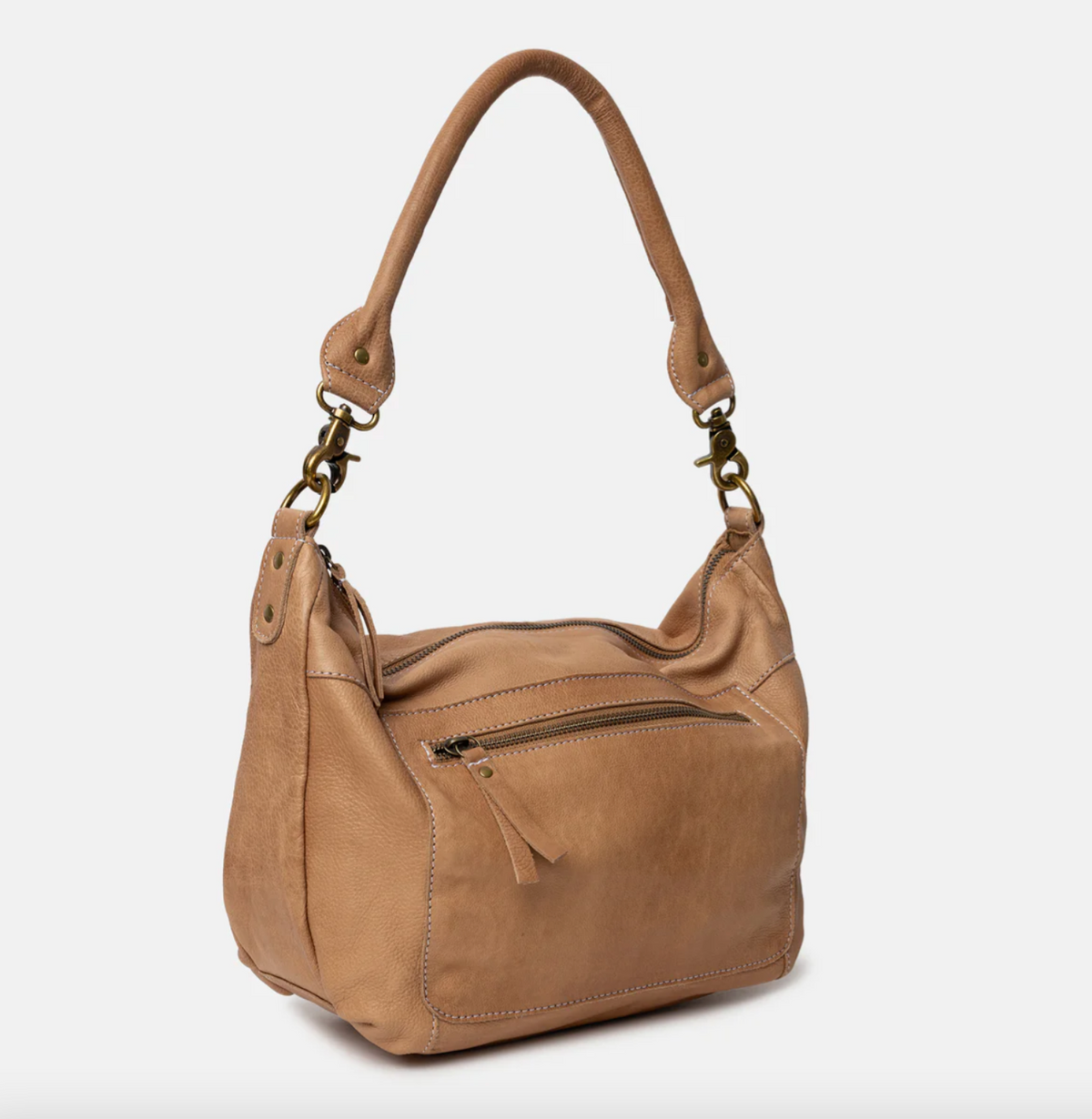 Schoudertas Naomi small - Taupe