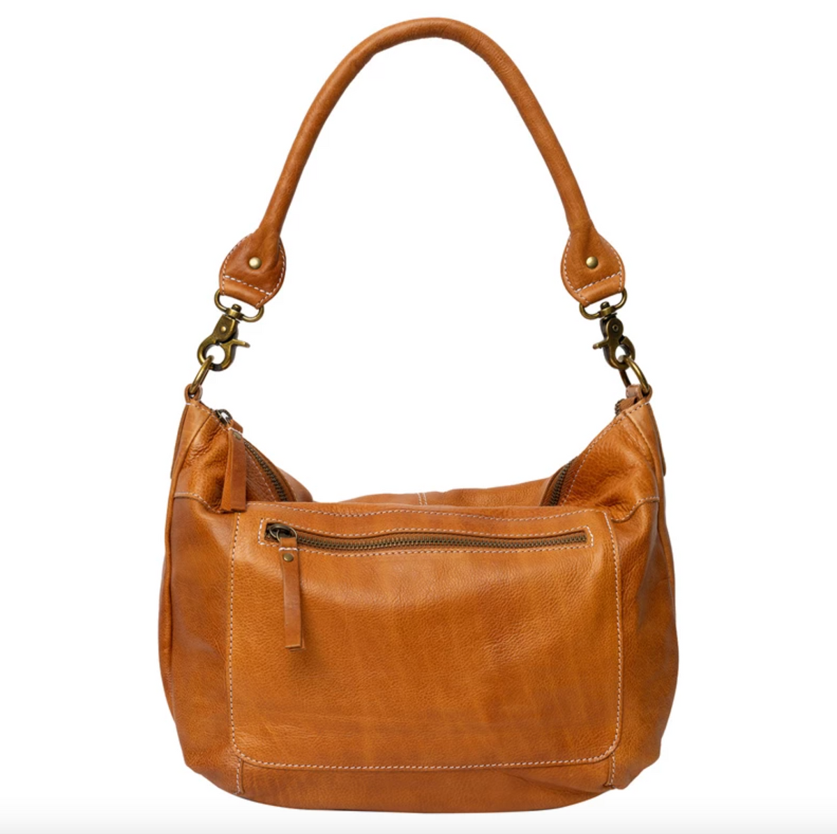 Schoudertas Naomi small - Cognac