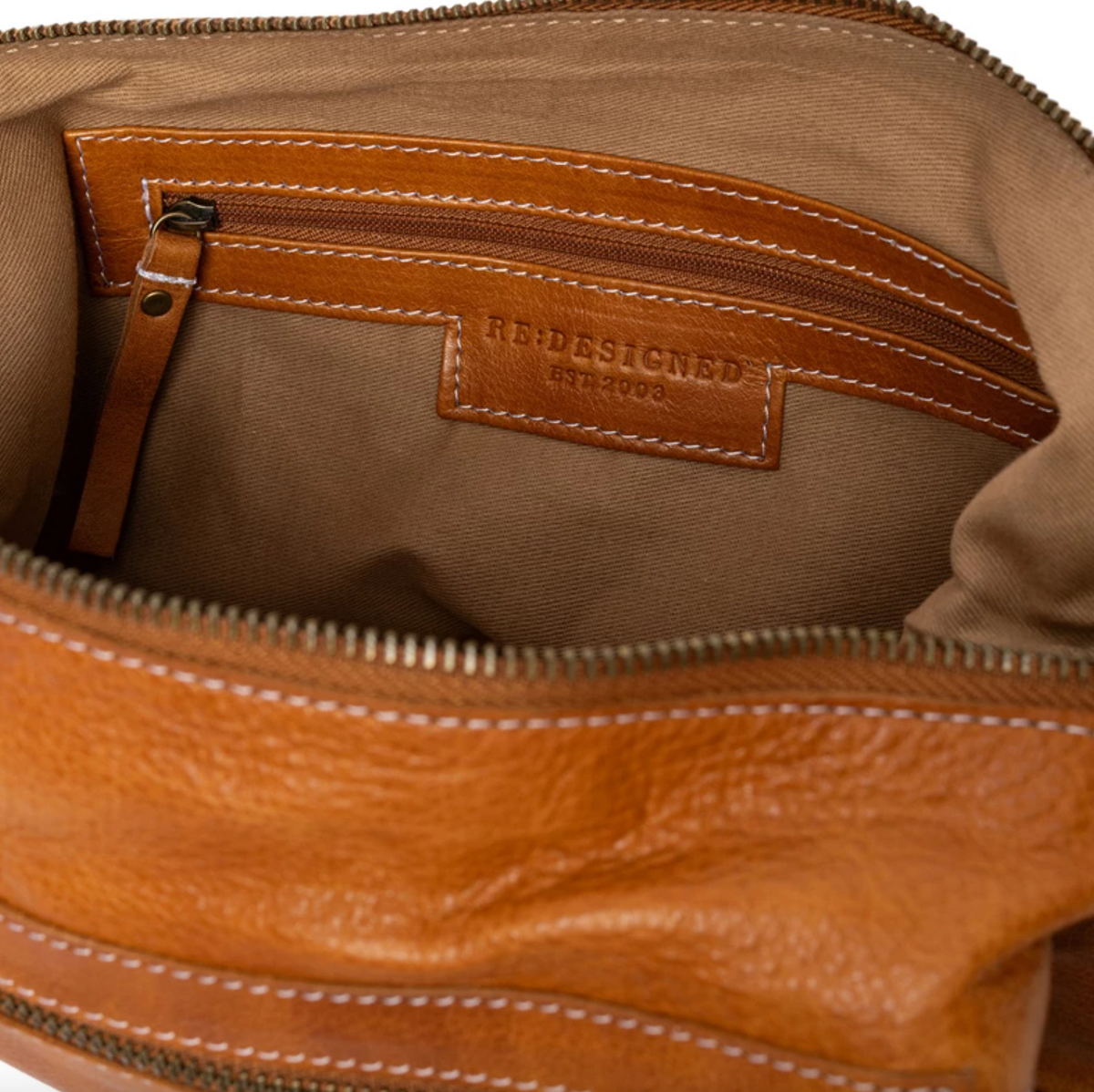 Schoudertas Naomi small - Cognac