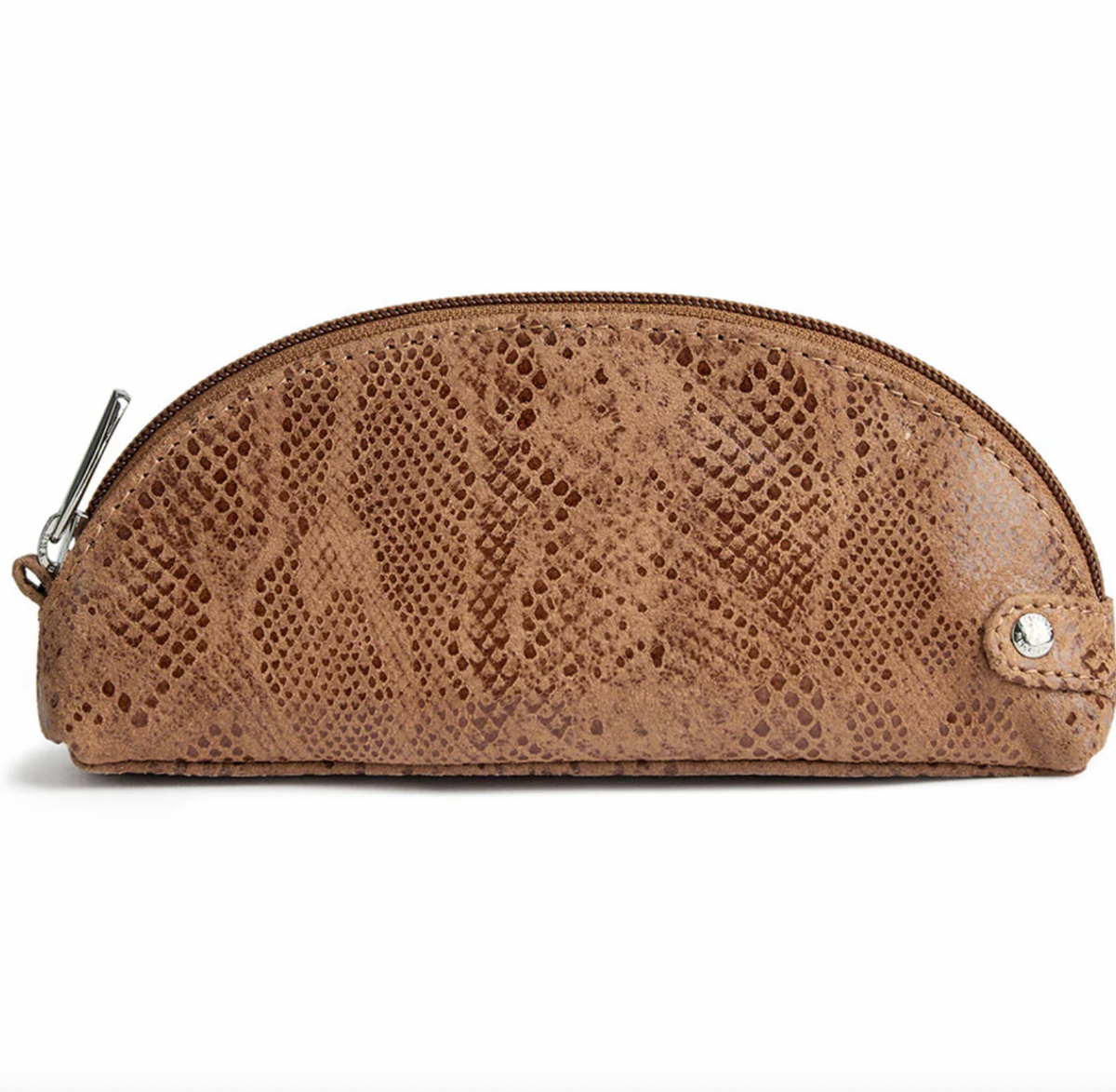 Cosmetic bag - Camel snake
