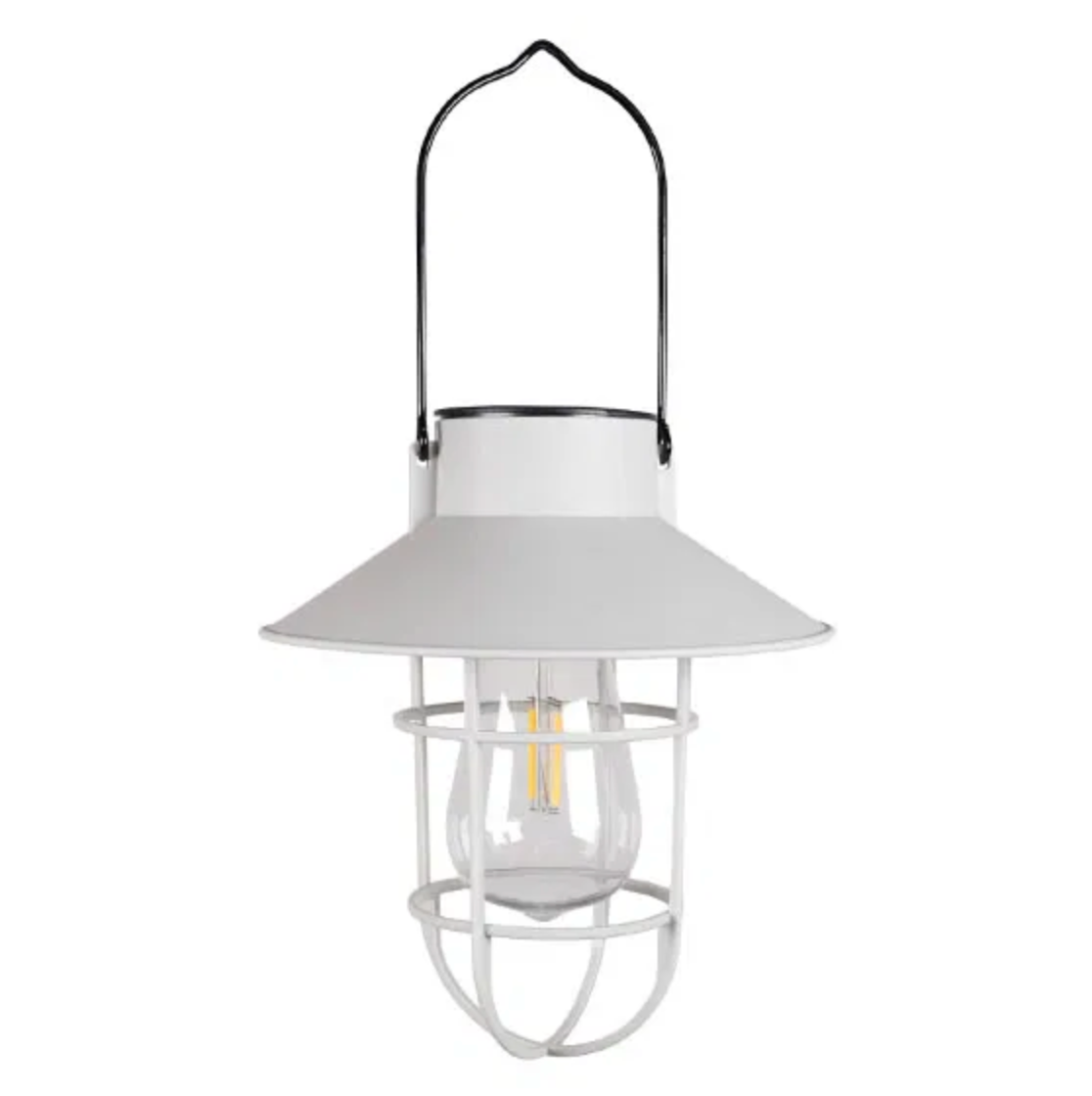 Solar lamp met ophanging - Wit