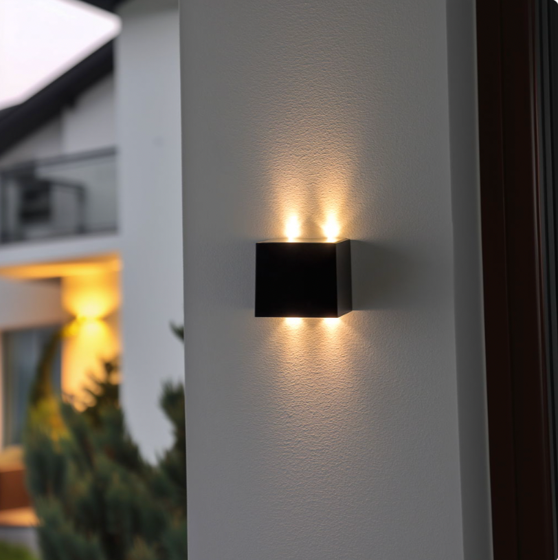 Cube up and down zonnelamp - 2 stuks