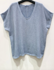 T-shirt Cozy linnenmix - Jeans
