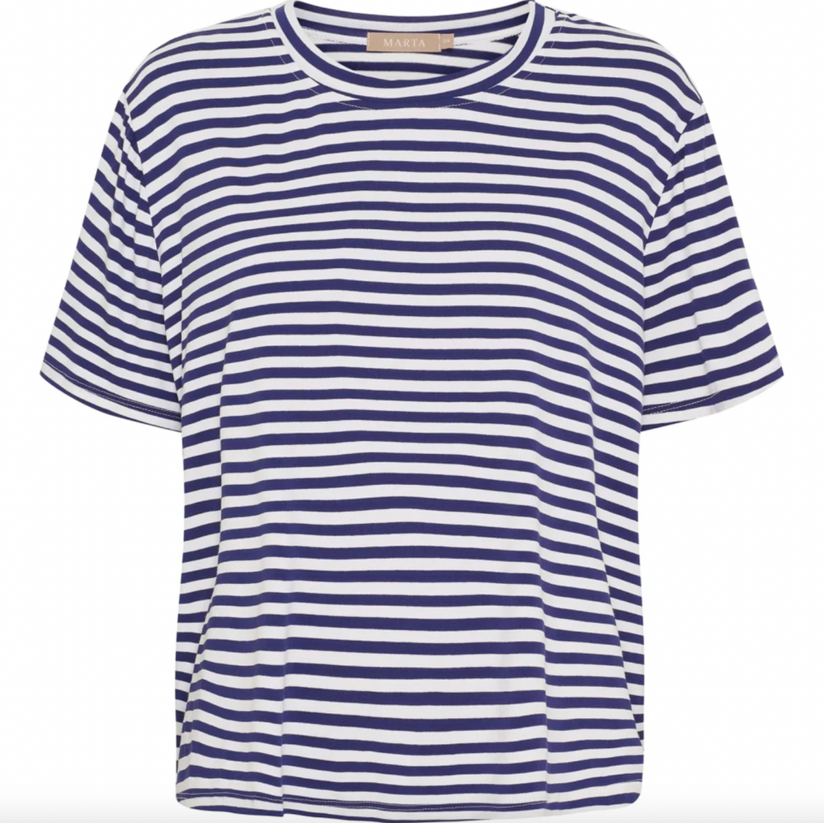 T-shirt Navy gestreept