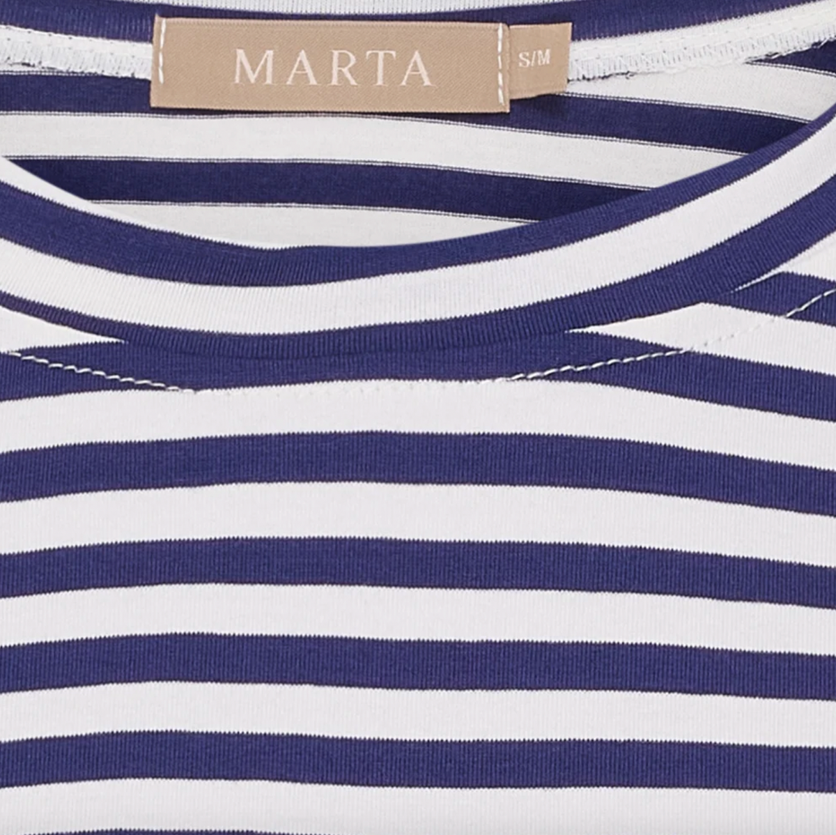T-shirt Navy gestreept