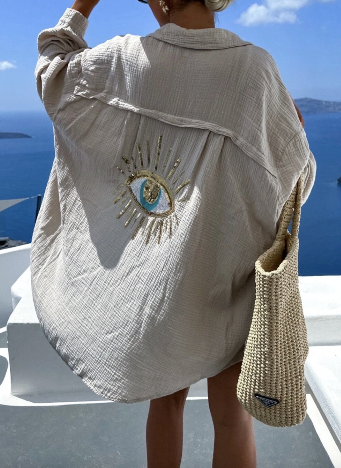 Shirt SUMMER Oversize - Beige