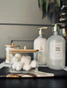 Make-up organizer - Acryl met bamboedeksel