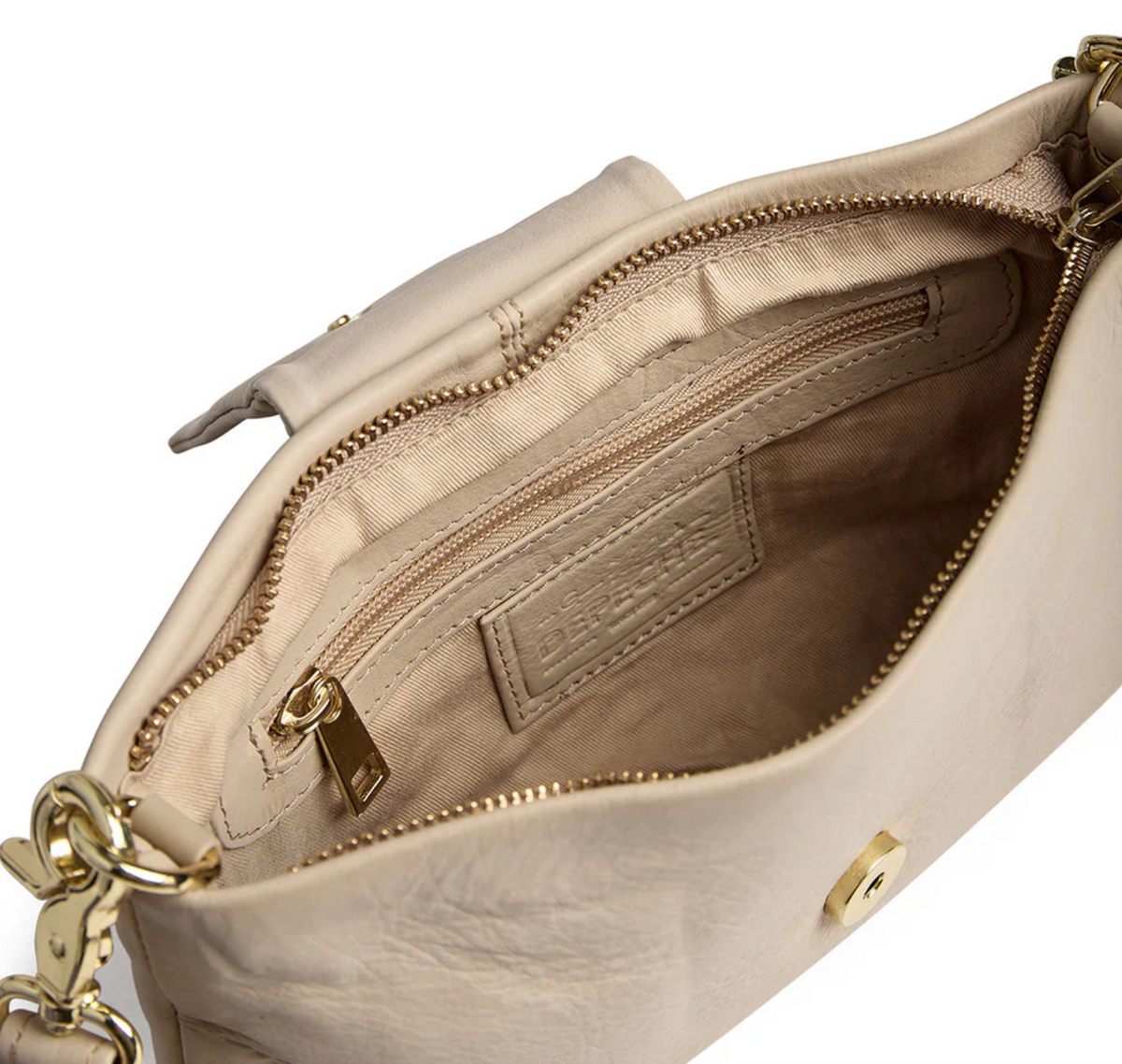Stijlvolle clutch - Soft sand
