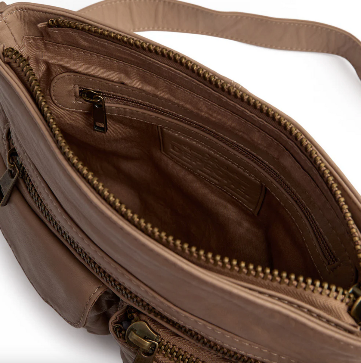 Crossbody LATTE - Ultra zacht