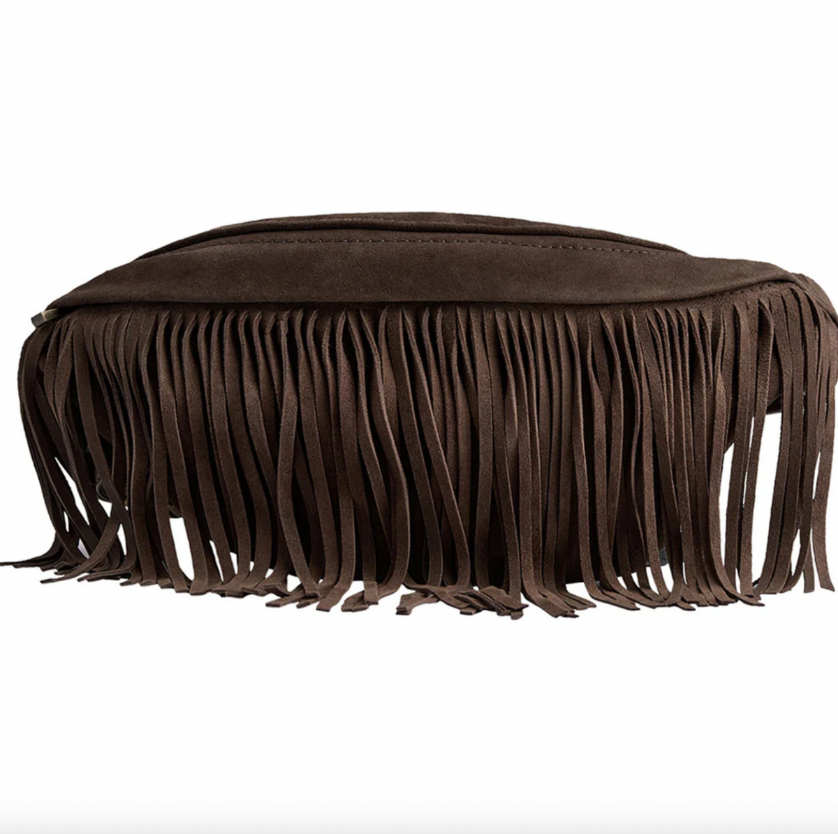 Bumbag met franjes - Deer brown