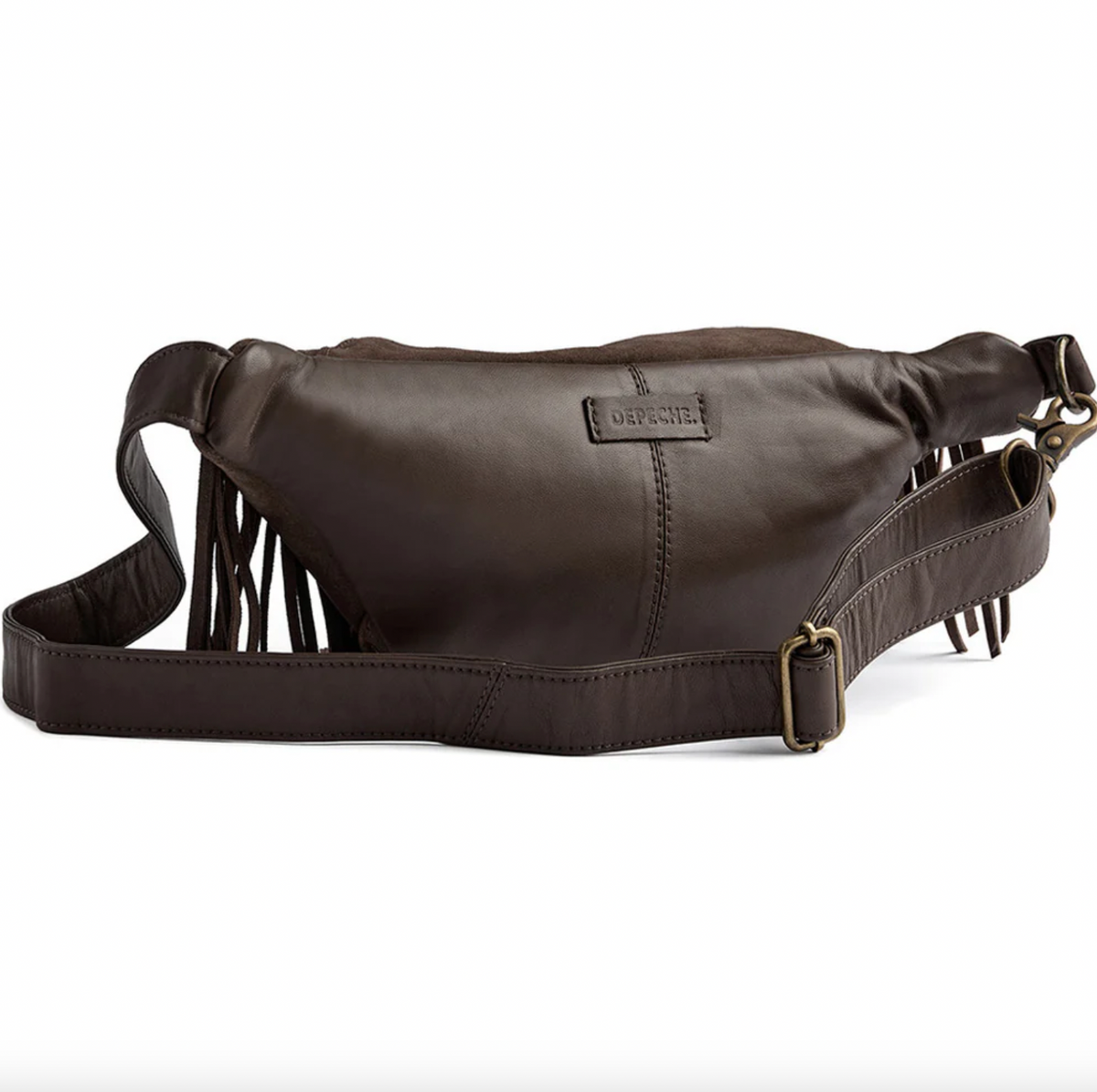 Bumbag met franjes - Deer brown