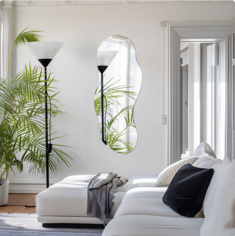 Stijlvolle Acryl Wandspiegel – 40 x 80 cm