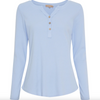 Blouse met knopen - Sky blue