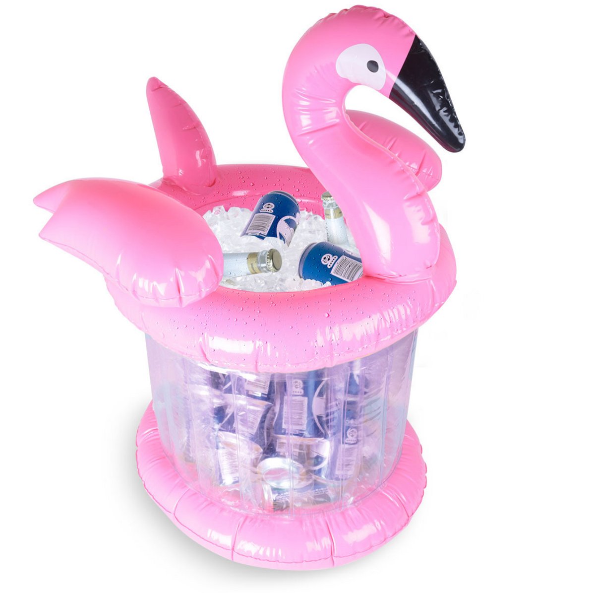 Drankkoeler - Opblaasbare flamingo