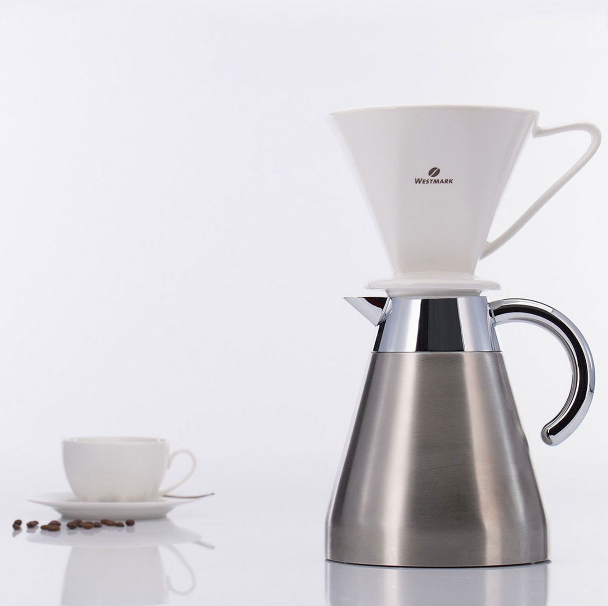 Koffiefilter van porselein