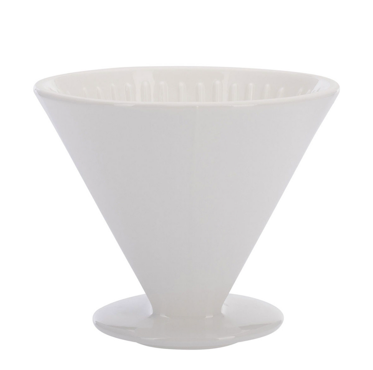 Koffiefilter van porselein