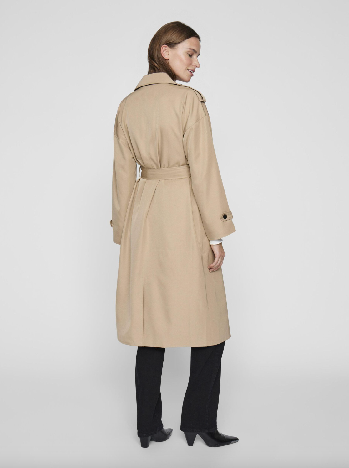 Lange trenchcoat - Savannah Tan