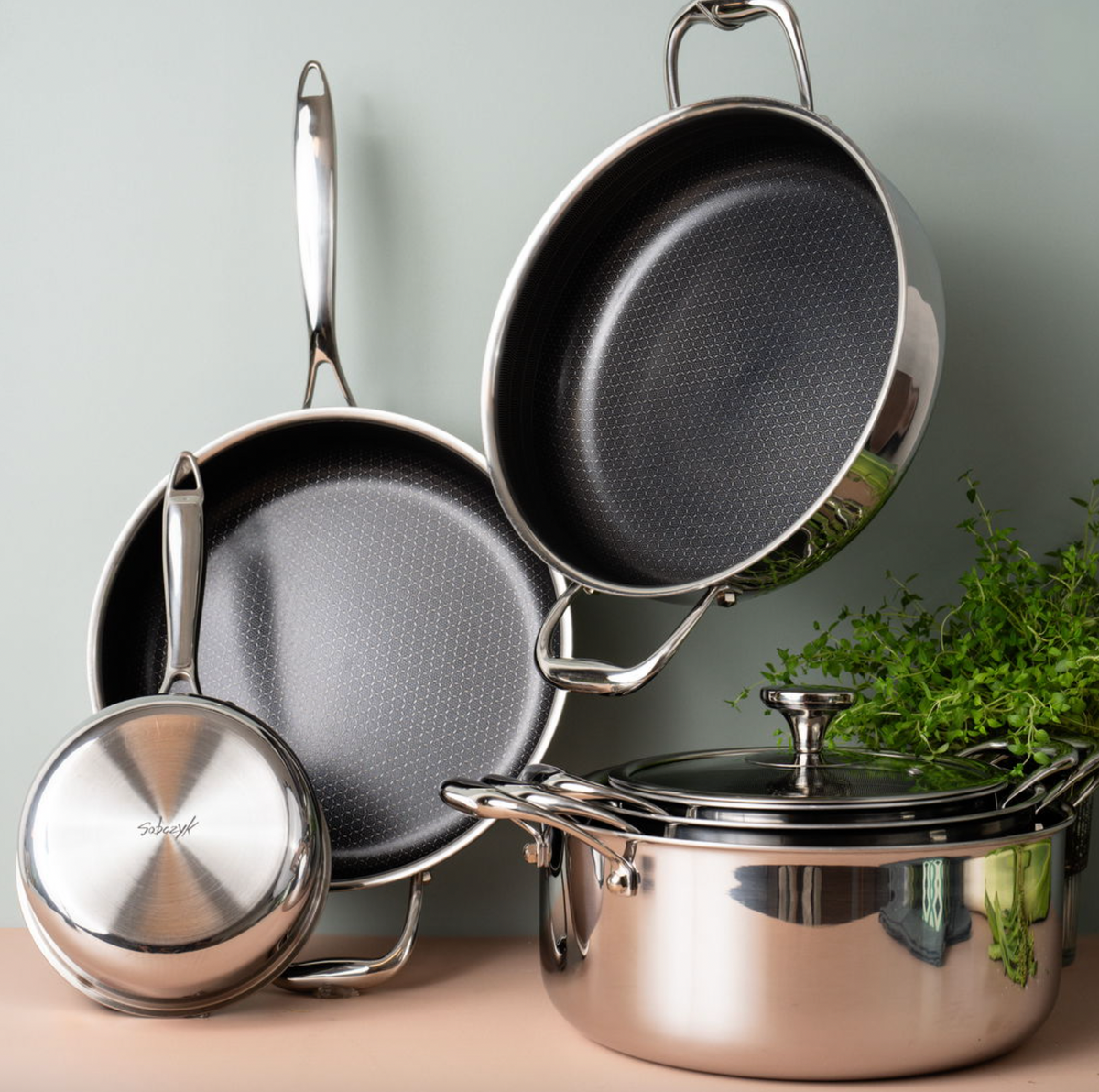 Sobczyk - Hybride sauteerpan m. deksel Ø28cm