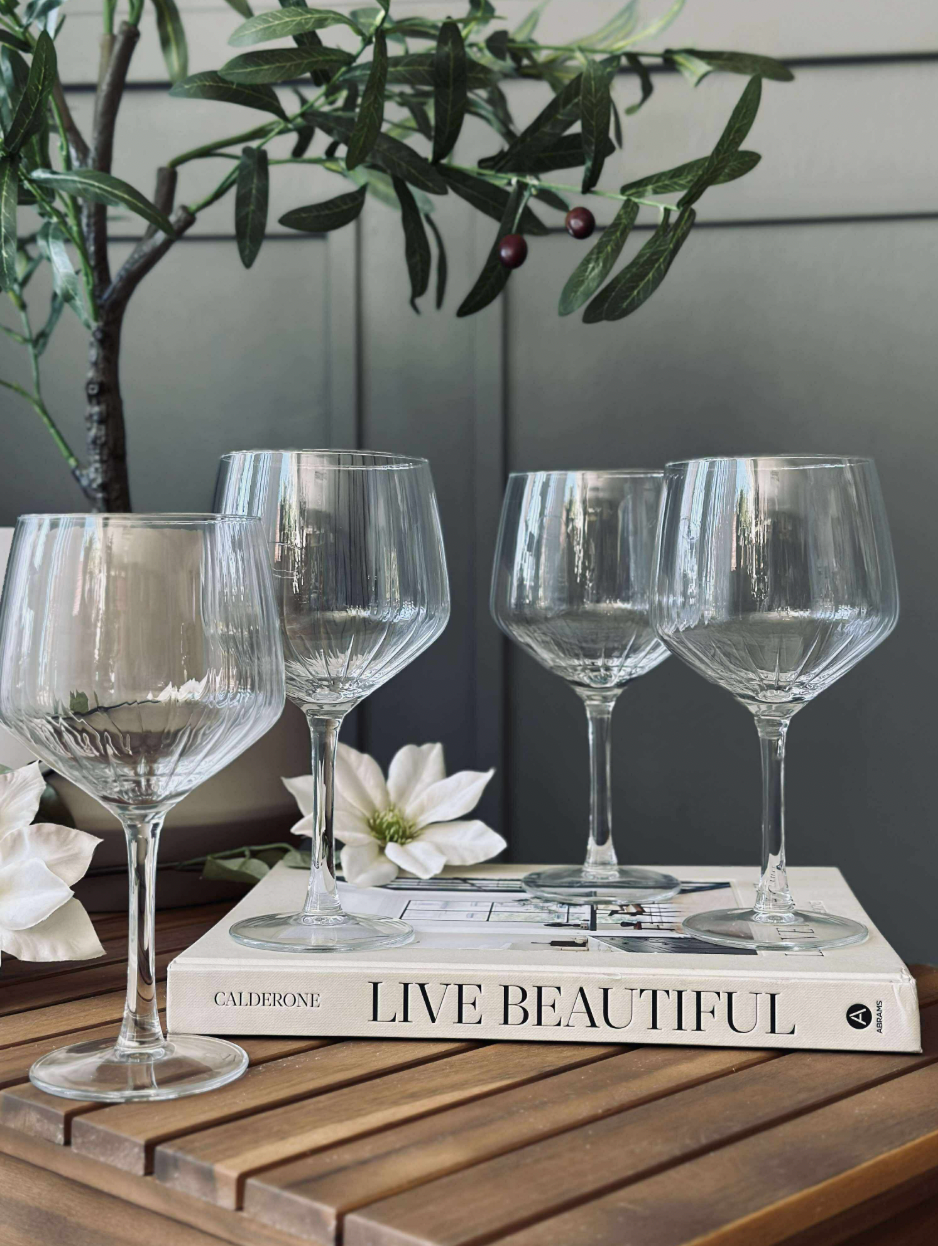 Gin & tonic glazen - Set van 4