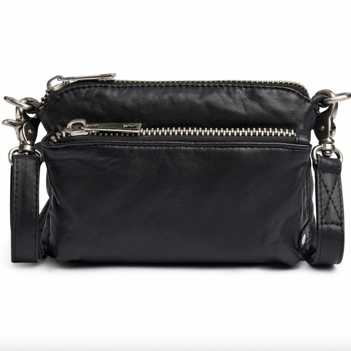 Clutch / crossover - Zwart / zilver