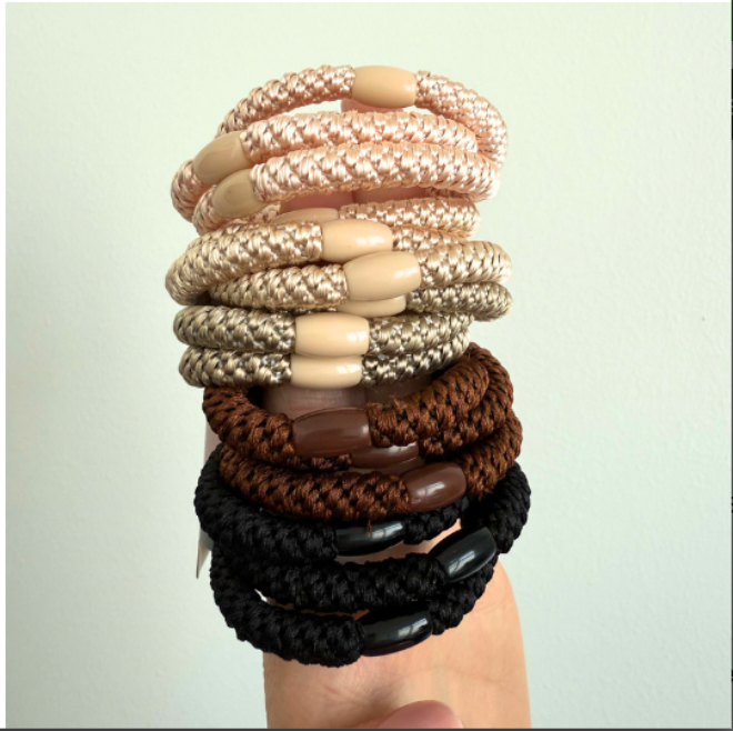 Haarelastiekjes mix kleuren - 15-pack