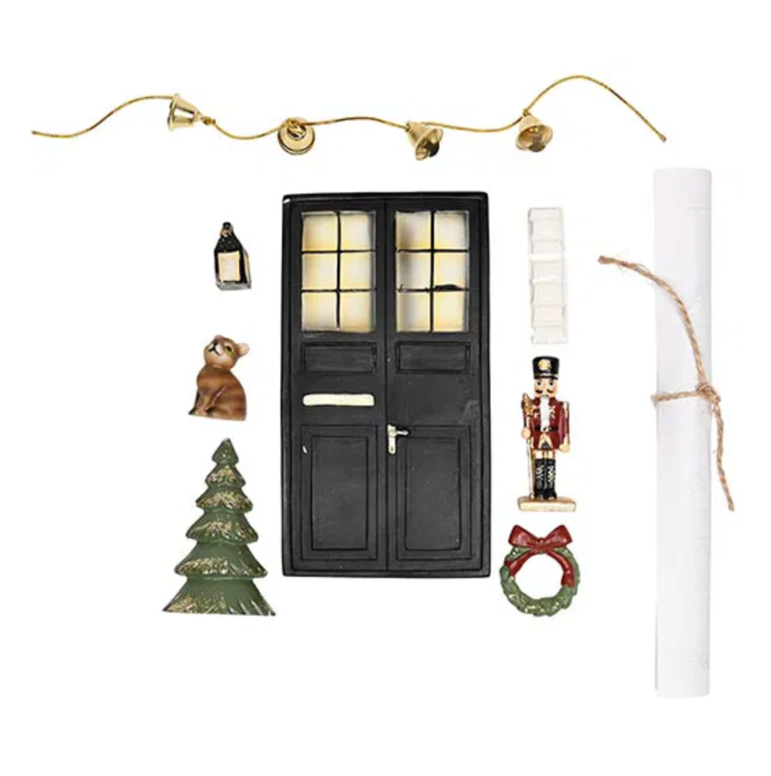 Elfen-deur met accessoires - 7 delen