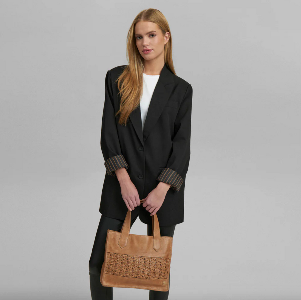 Elegante handtas - Camel