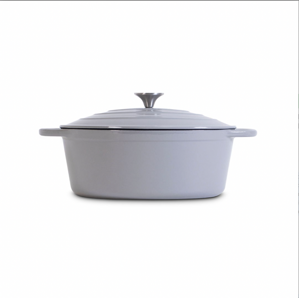 Geëmailleerde gietijzeren ovale braadpan 30x22,5cm