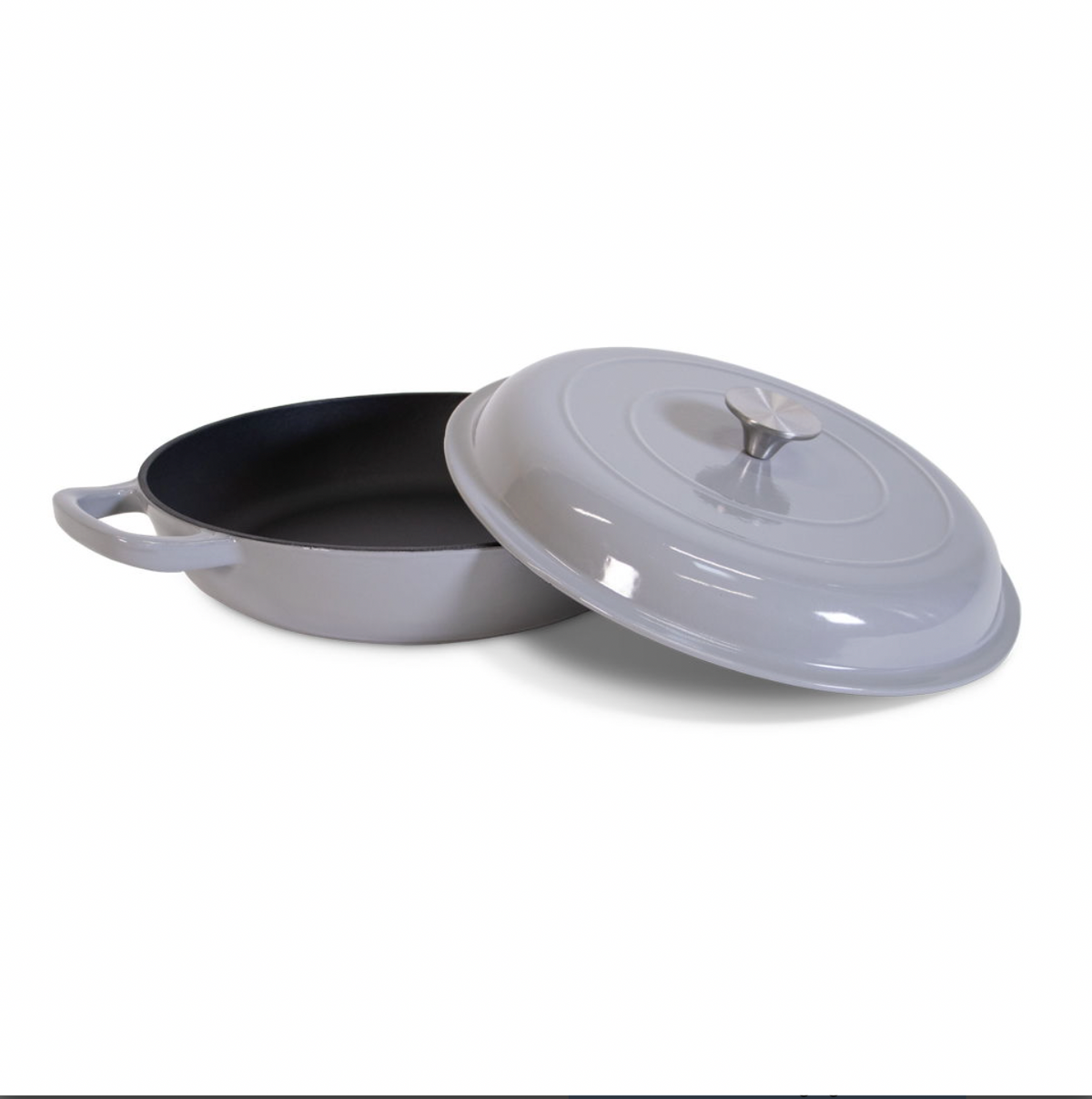 Geëmailleerde gietijzeren sauteerpan Ø30,5 cm