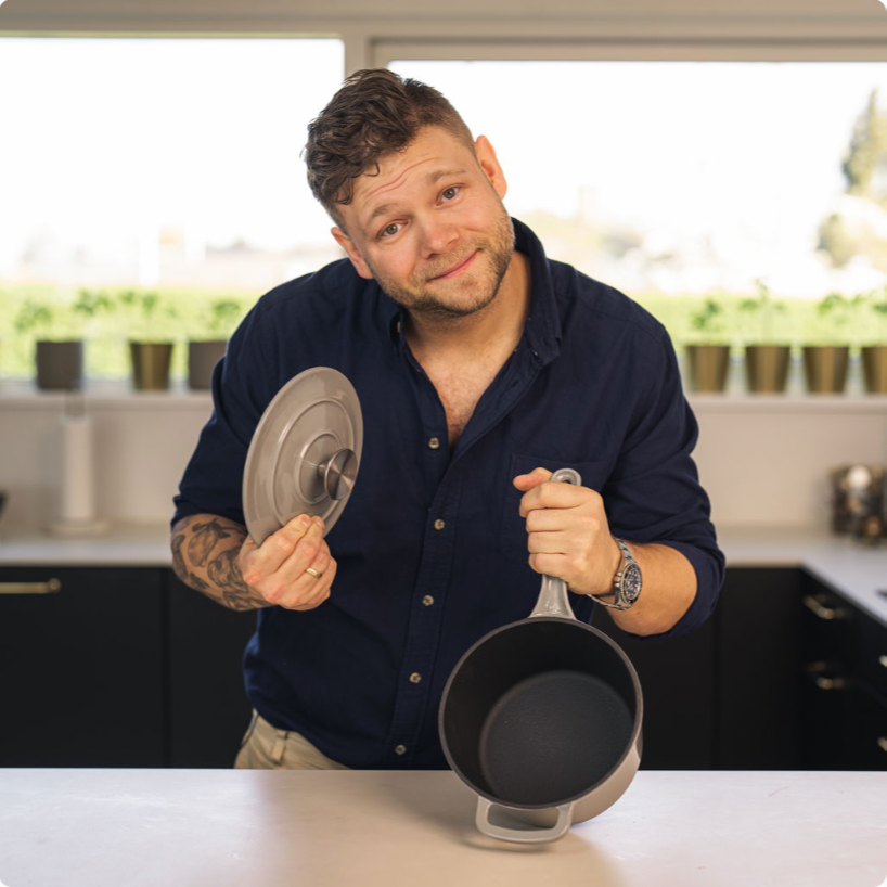 Geëmailleerde gietijzeren braadpan Ø19 cm