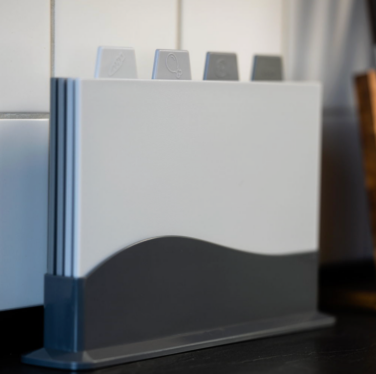 Snijplankenset 4 stuks m. houder
