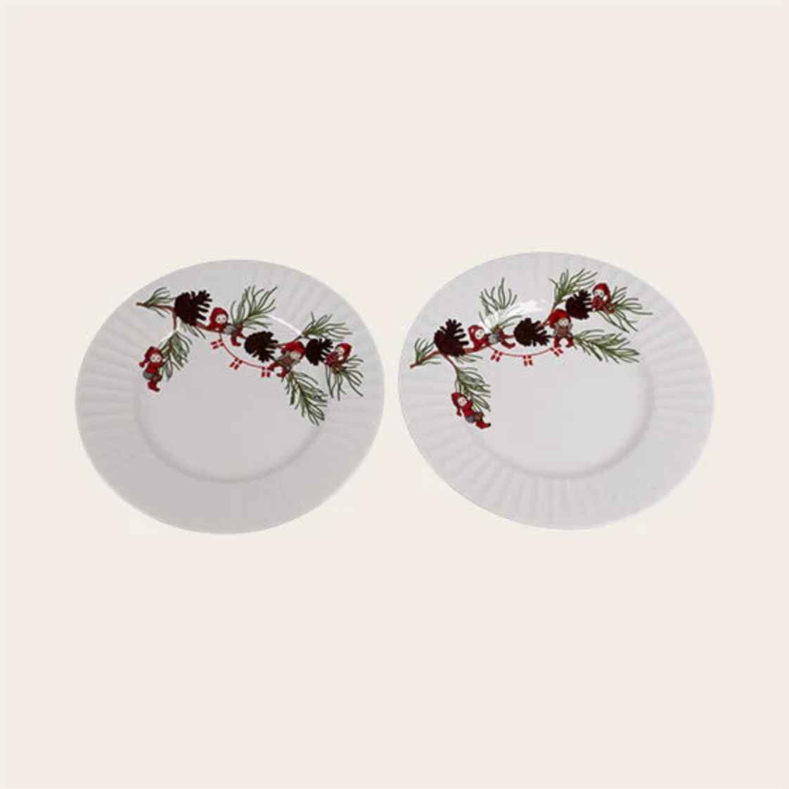 Bord Kerst - Set met 2 stuks