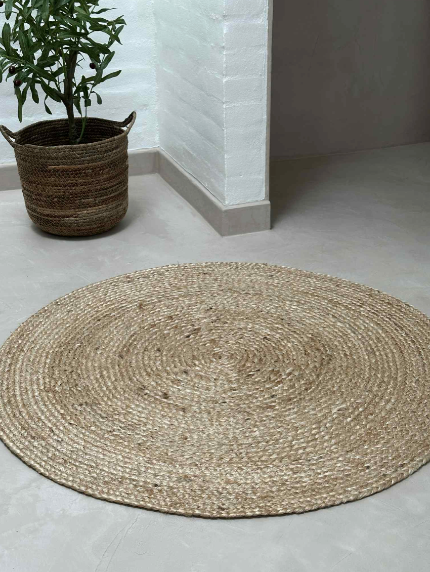 Jute vloerkleed - 90cm