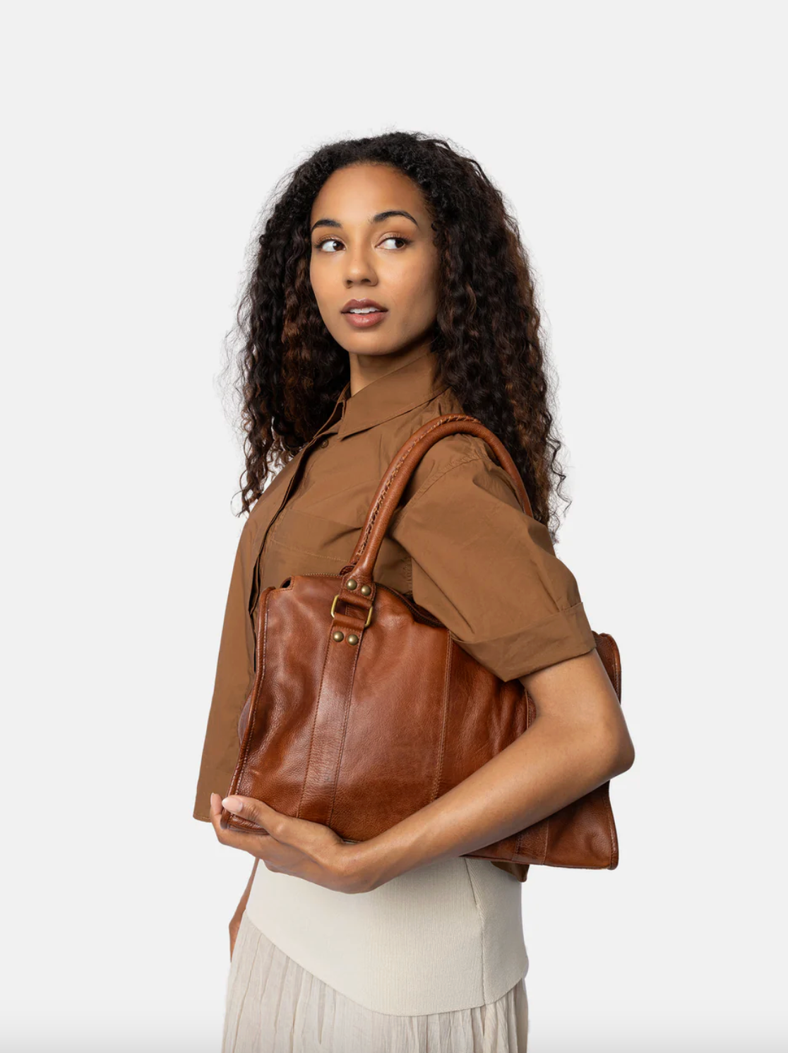 Allround schoudertas - Miri Big walnut