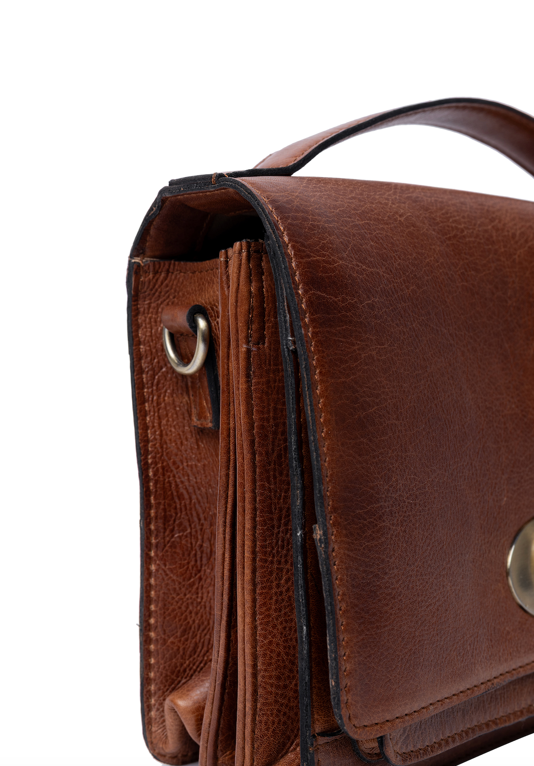 Crossover-tas Walnut Leather – Walnut