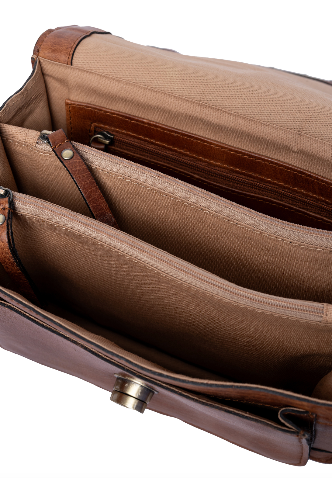 Crossover-tas Walnut Leather – Walnut