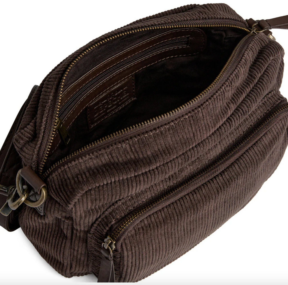 Crossbody Brown fluweel