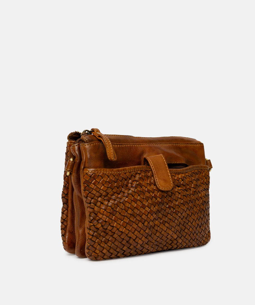 Crossbodytas Marga - Cognac leren