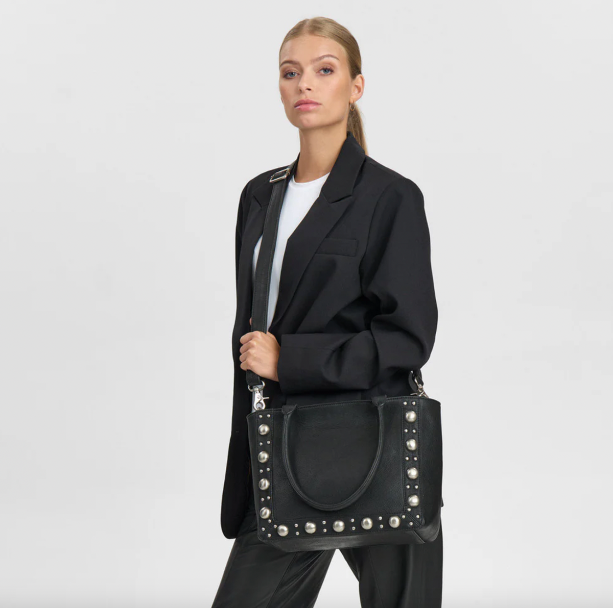 Handtas met studs