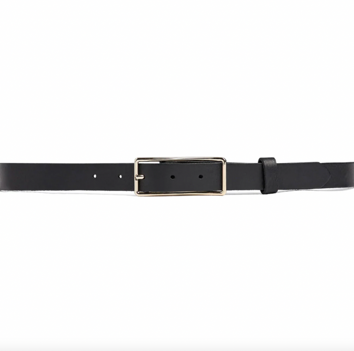 Jeansriem - Black / gold