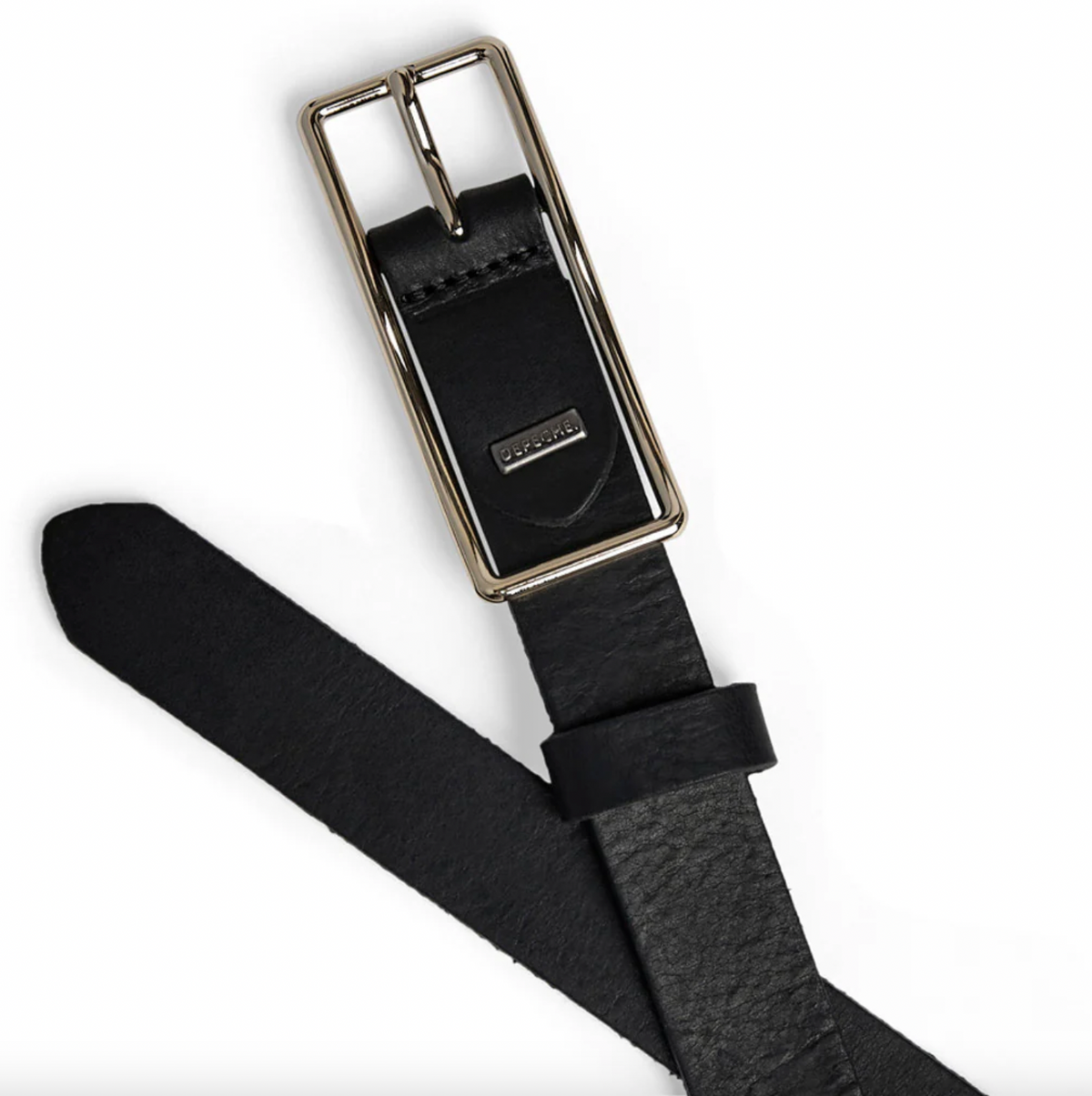 Jeansriem - Black / gold