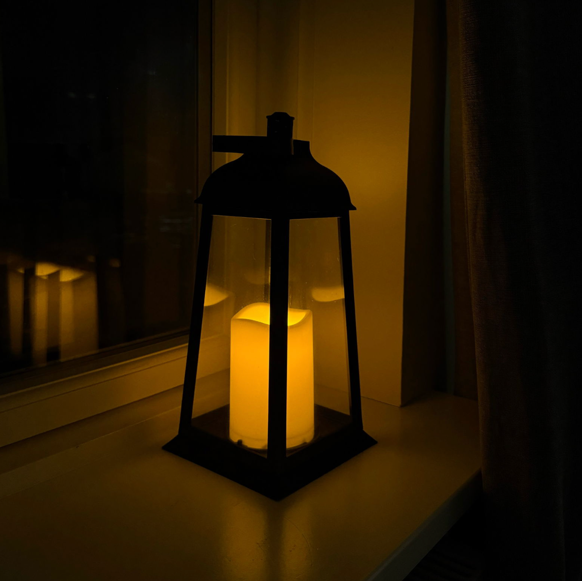 Lantaarn met LED-licht