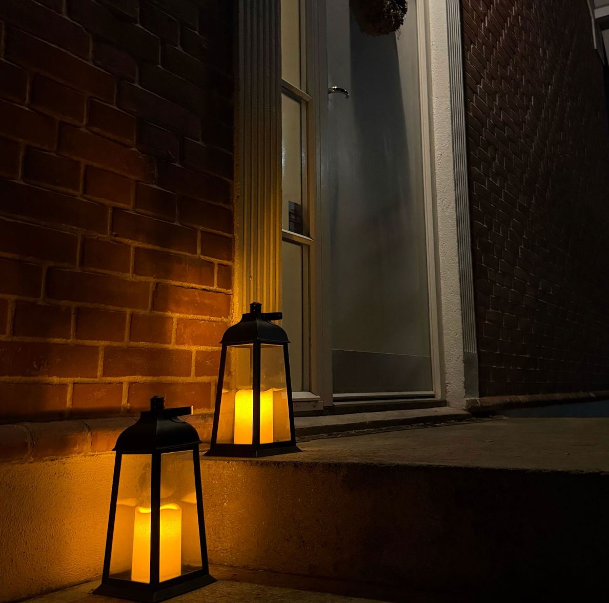 Lantaarn met LED-licht