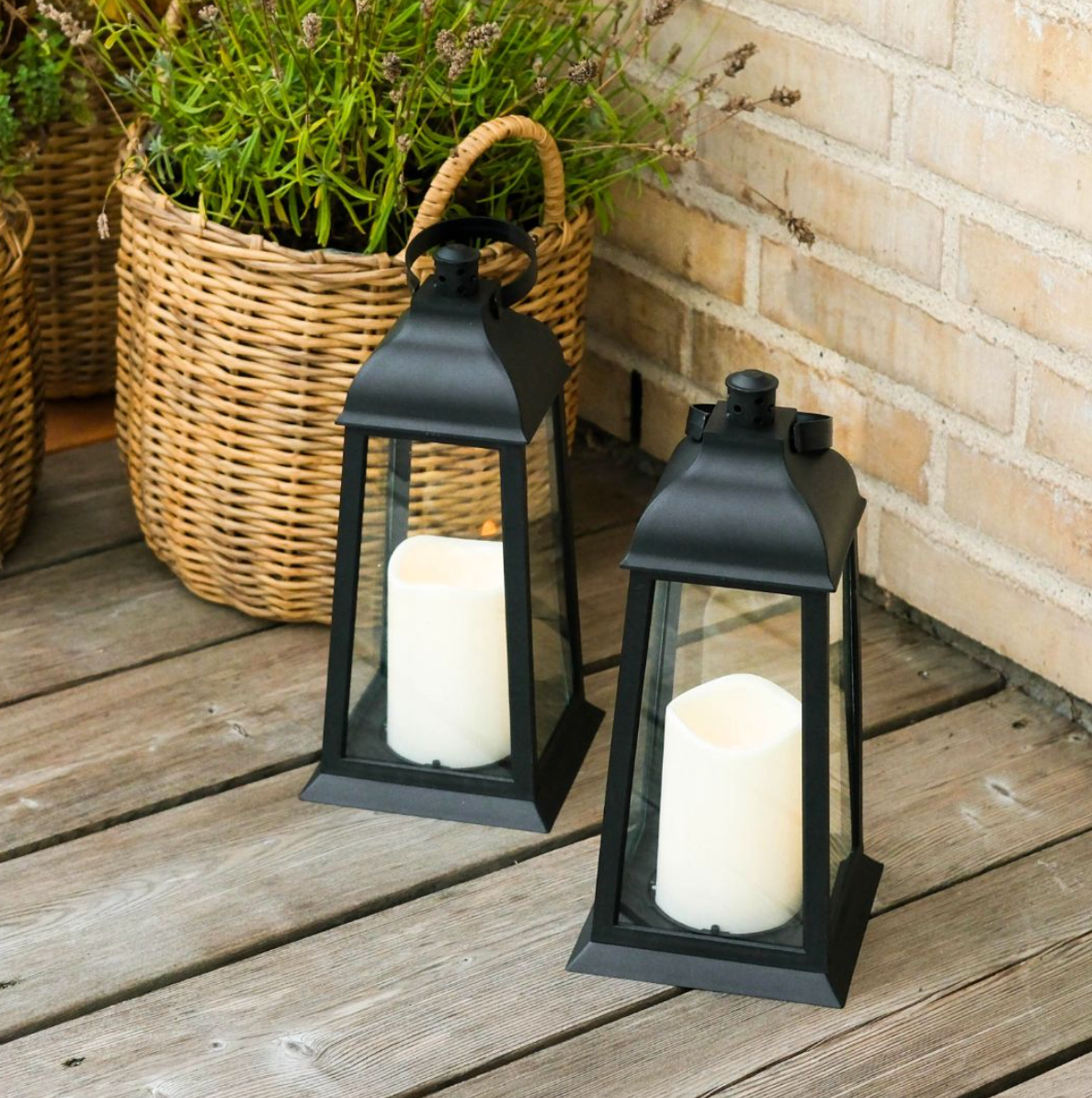 Lantaarn met LED-licht