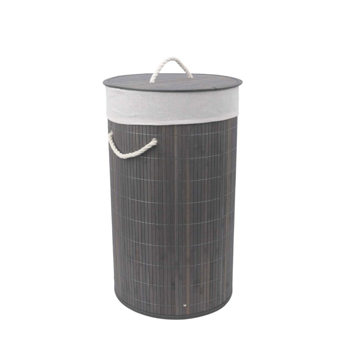 Wasmand van bamboe - Grijs