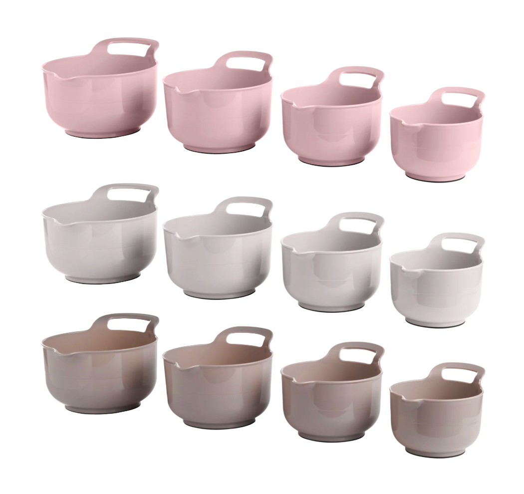 Mengkommen - Set van 3 stuks. Meerdere kleuren
